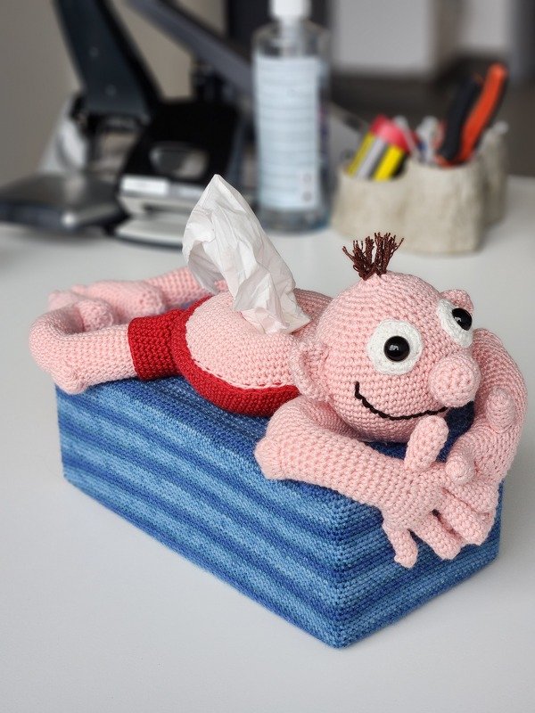 Tissue Box Cover "Dirty Rik "