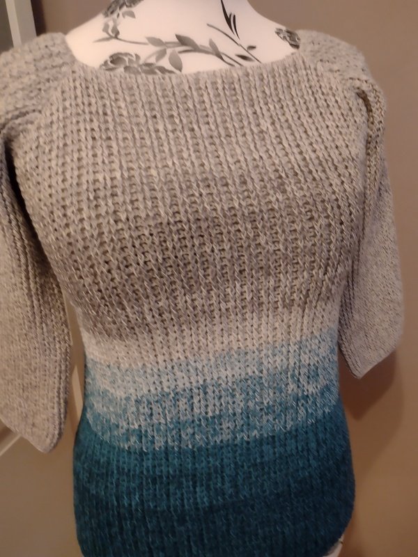 Häkelanleitung Pulli &quot;Blue Pearl&quot; - OVERSIZE