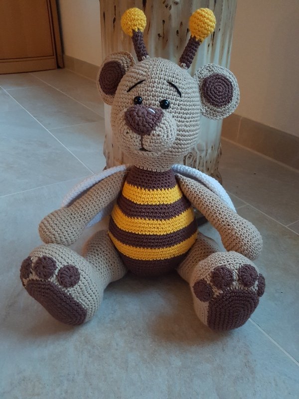 Häkelanleitung / Amigurumi / Bibo Bienenbär