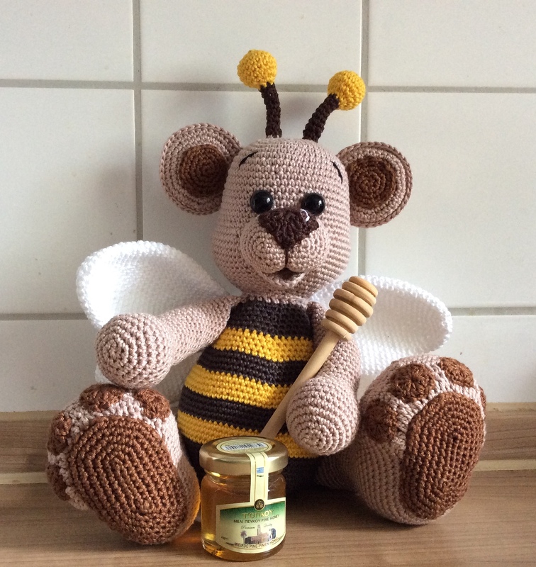 Häkelanleitung / Amigurumi / Bibo Bienenbär