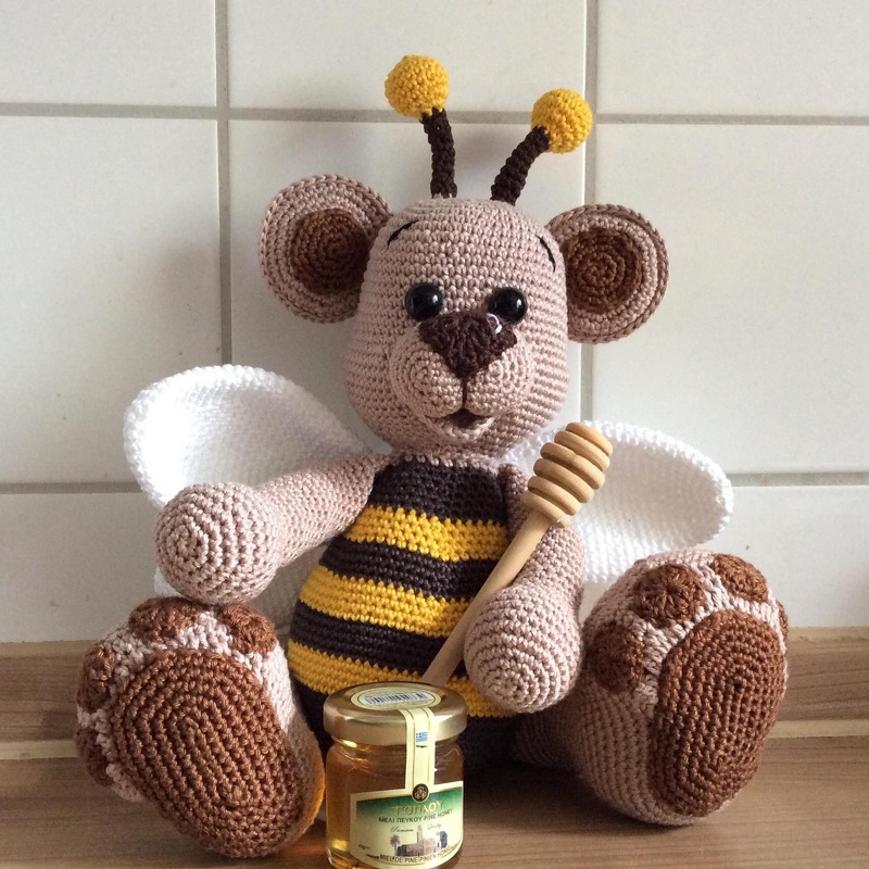 Häkelanleitung / Amigurumi / Bibo Bienenbär