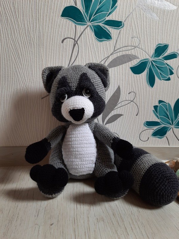 Waschbär Herbstedition Häkelanleitung Amigurumi