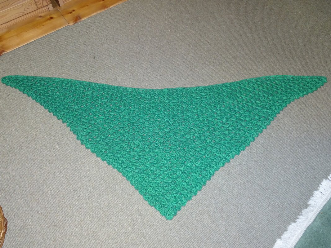 Häkelanleitung Dreieckstuch Arielle