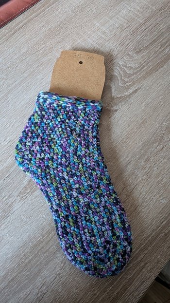 Prima Anleitung, hat soweit alles geklappt. Die zweite Socke ist in Arbeit ☺️