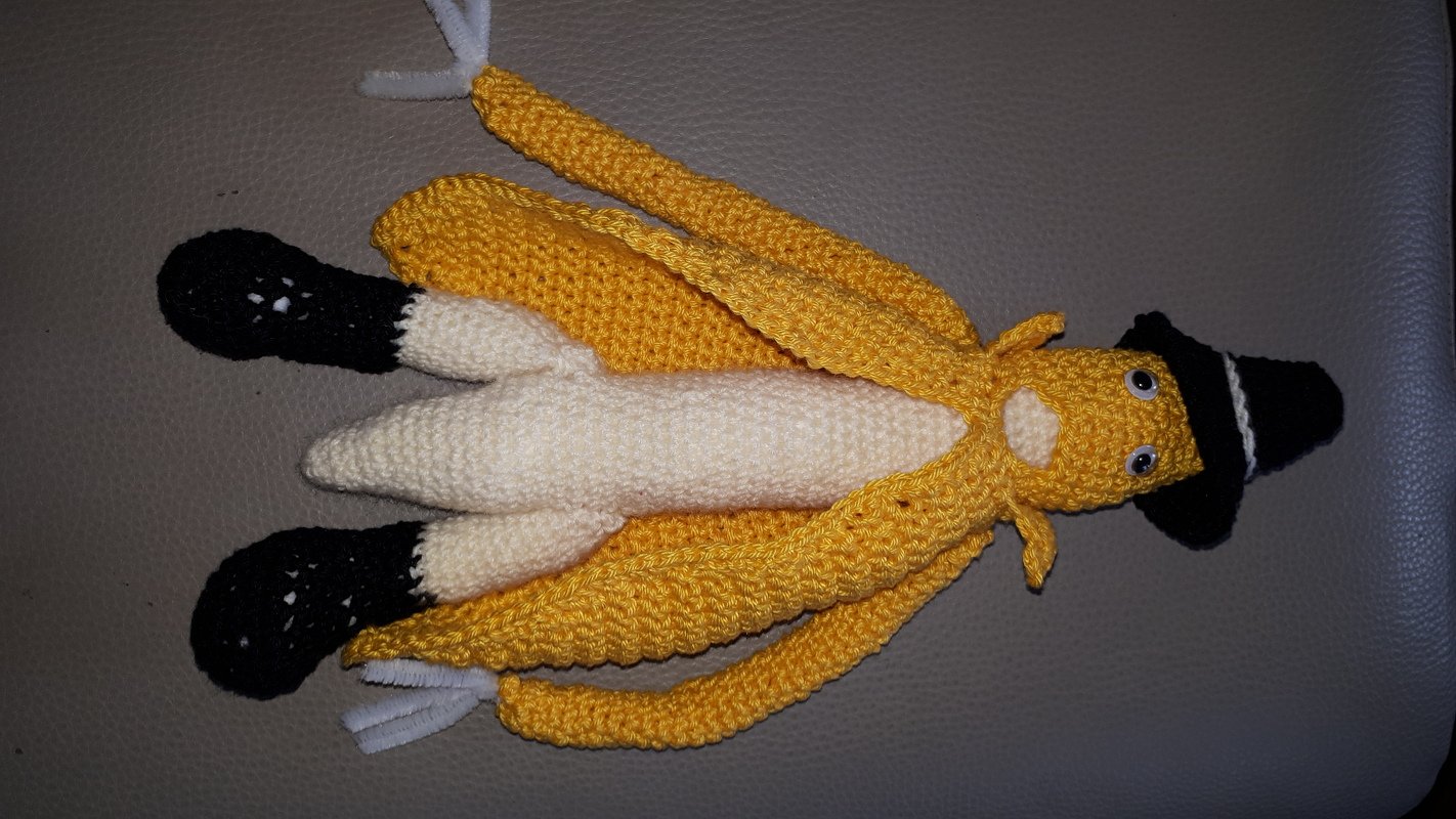 Häkelanleitung Jim Banane oder Komissar Jim