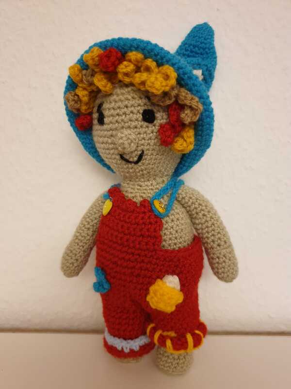 Häkelanleitung Kuschelschnuffelbande Puppe Vogelscheuche Cobie