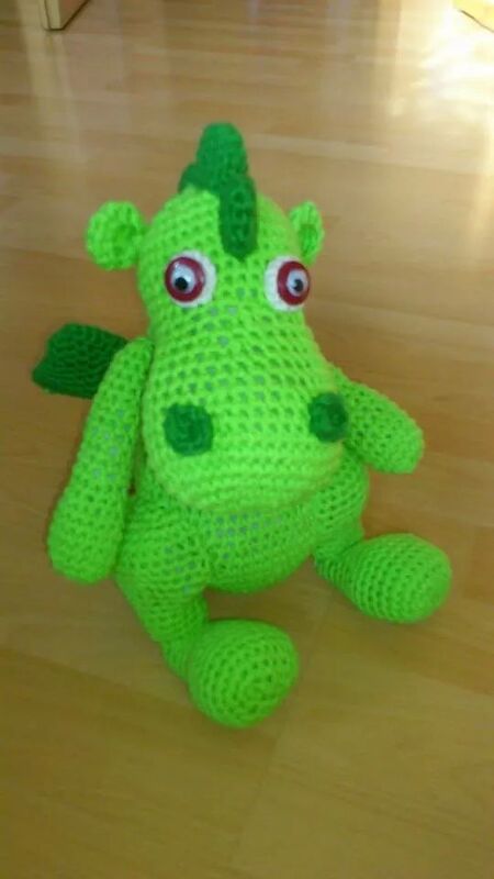 Drache Draco Häkelanleitung