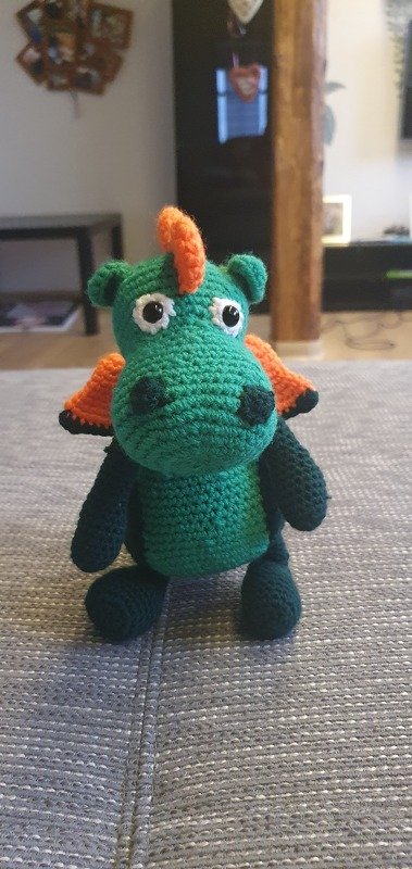 Drache Draco Häkelanleitung