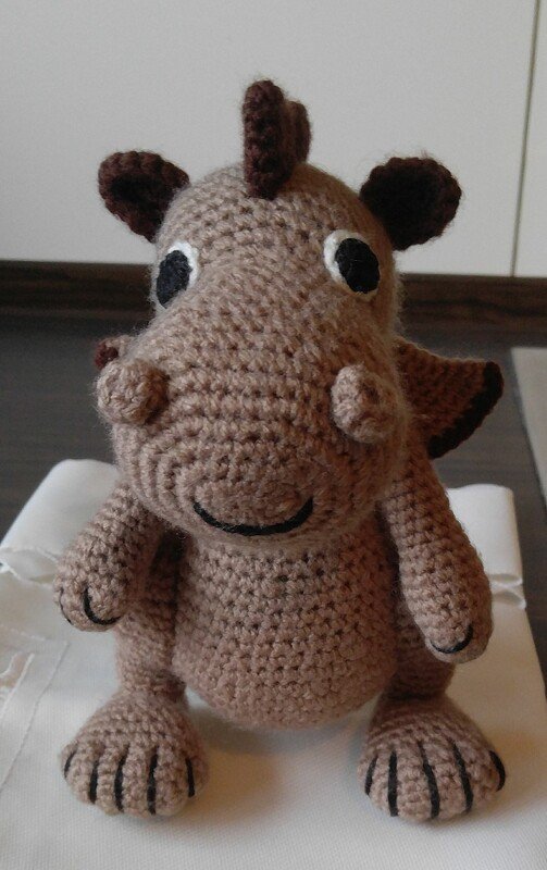 Drache Draco Häkelanleitung