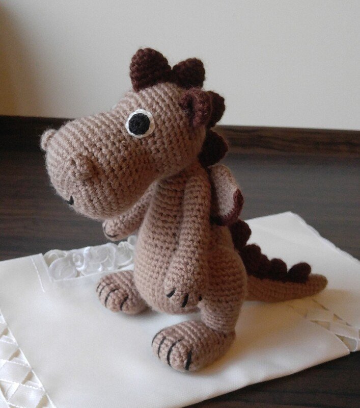 Drache Draco Häkelanleitung