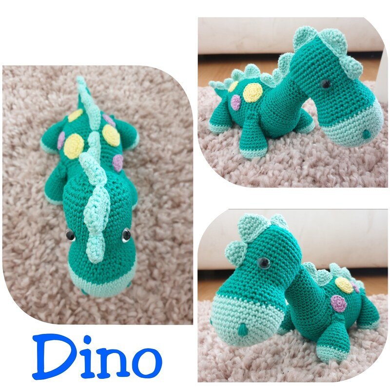 Dinosaurier Dino Häkelanleitung