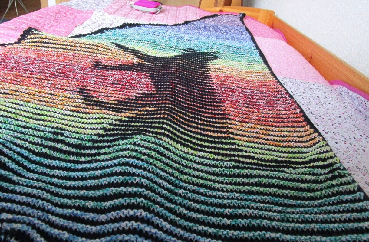 Katzentuch Illusionsstricken