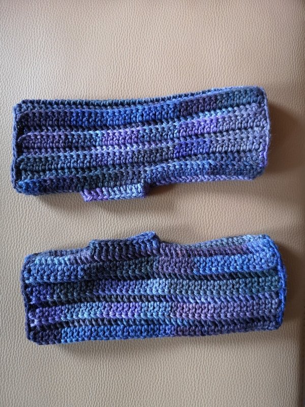 Pulswärmer "Purple Hands"