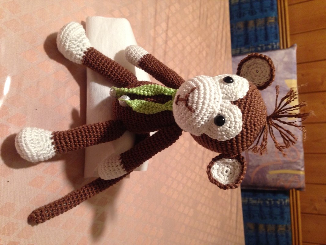 Äffchen Julie Häkelanleitung