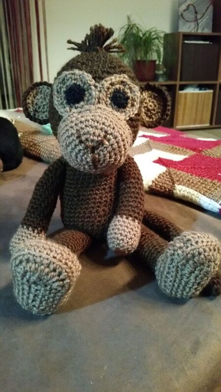 Äffchen Julie Häkelanleitung