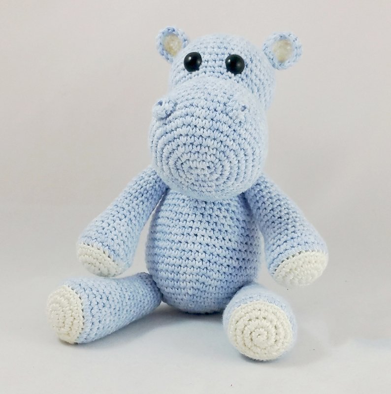 Kleines Nilpferd Timi Häkelanleitung