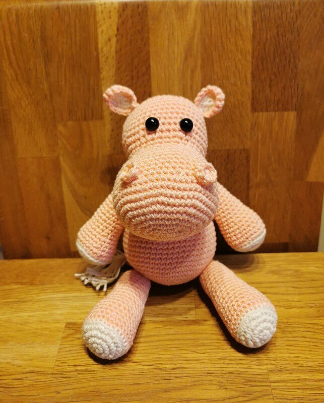 Kleines Nilpferd Timi Häkelanleitung
