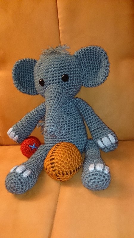 Elefant Bert Häkelanleitung