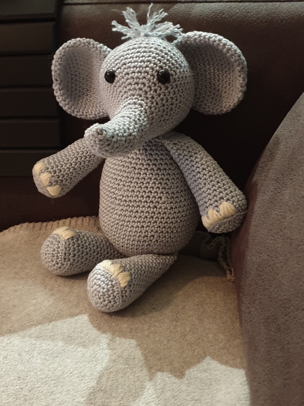 Elefant Bert Häkelanleitung