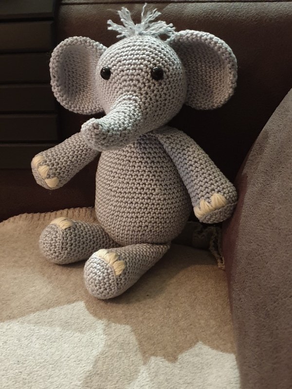 Elefant Bert Häkelanleitung