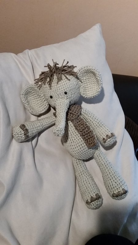 Elefant Bert Häkelanleitung