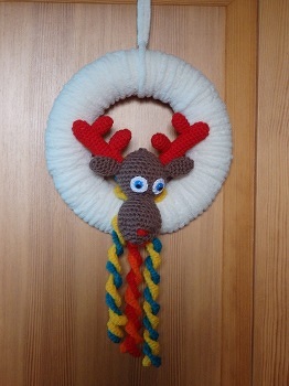 Türkranz Elch &quot;Merry&quot; / Häkelanleitung