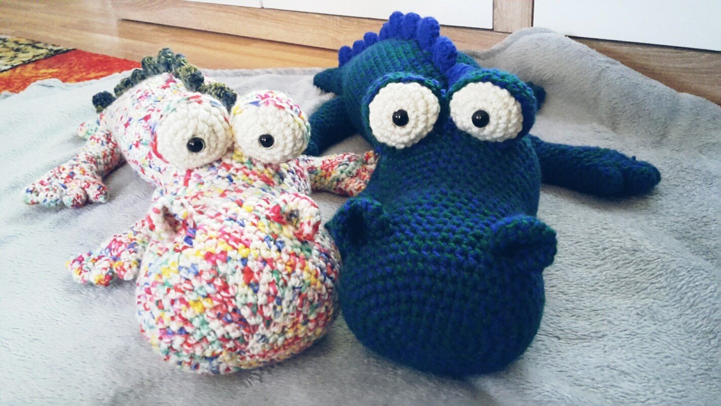 Krokodil Alfred PDF Häkelanleitung von DioneDesign