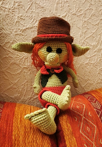 Anleitung ist super leicht nachzuarbeiten! Ich liebe meinen Troll! ❤️ Danke!