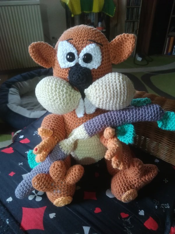 Kleiner Biber Hambi - Häkelanleitung von Diana´s kleiner Häkelshop