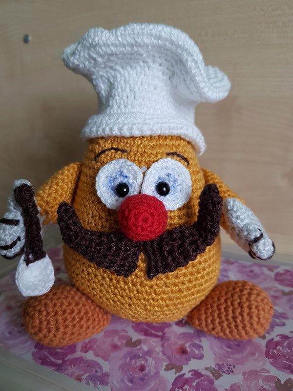 Die Küchenprofis -  Häkelanleitung von Diana´s kleiner Häkelshop