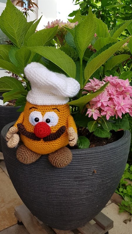 Die Küchenprofis -  Häkelanleitung von Diana´s kleiner Häkelshop