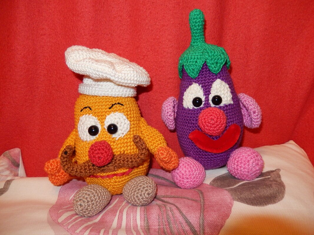 Die Küchenprofis -  Häkelanleitung von Diana´s kleiner Häkelshop