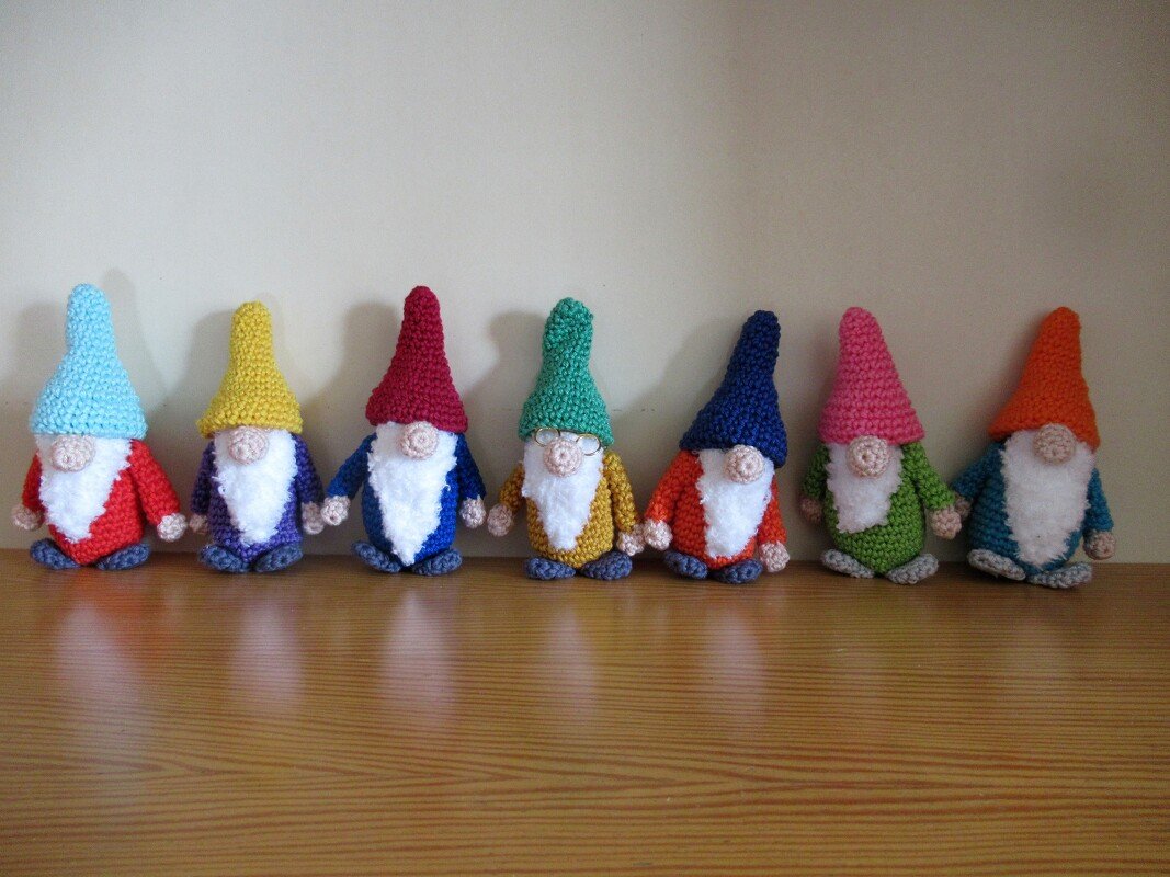 Häkelanleitung - Wichtel / Ideal für Wollreste