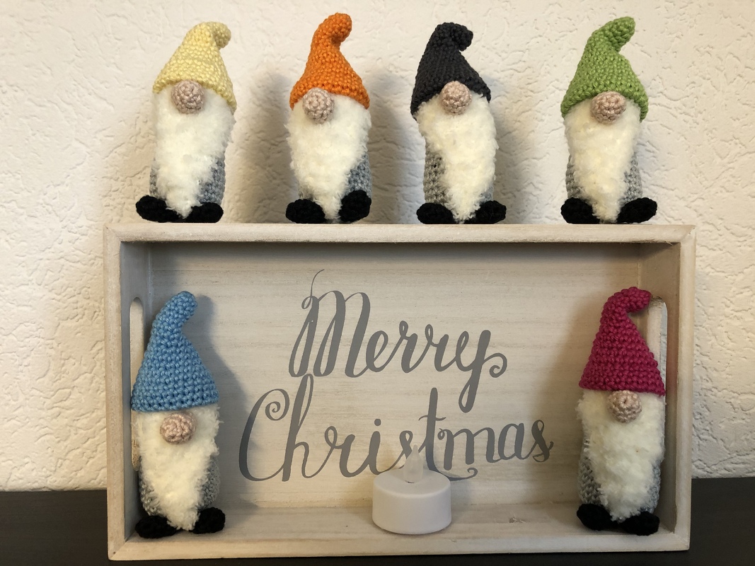 Häkelanleitung - Wichtel / Ideal für Wollreste