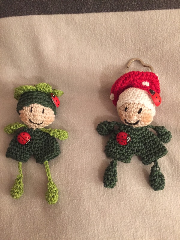 Glückspilz Schlüsselanhänger Fliegenpilz Taschenbaumler Glücksbringer