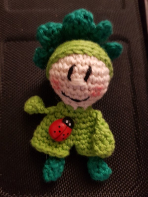 Glücksklee Schlüsselanhänger Kleeblatt Taschenbaumler Glücksbringer