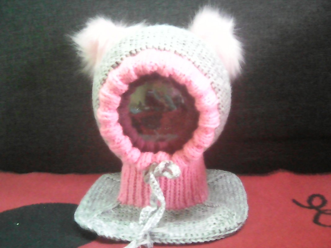 Strickanleitung Schlupfmütze ++ Amelie ++, mit Kragen, für alle Größen