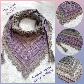 Hier ein Foto 🤩
Bobbel von Woolfeeling 4 fädig mit 1200m (es ist ein wenig übrig geblieben) Ich habe mit NS 3 gehäkelt 😊 Vielen Dank für diese tolle Anleitung 🥰