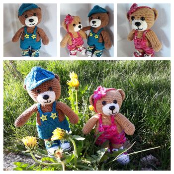 Theo und Thea sind so süss geworden . Vielen Dank für die gut nachzuarbeitende  Anleitung .