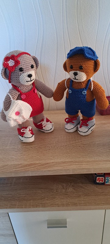 Häkelanleitung Theo und Thea Teddy