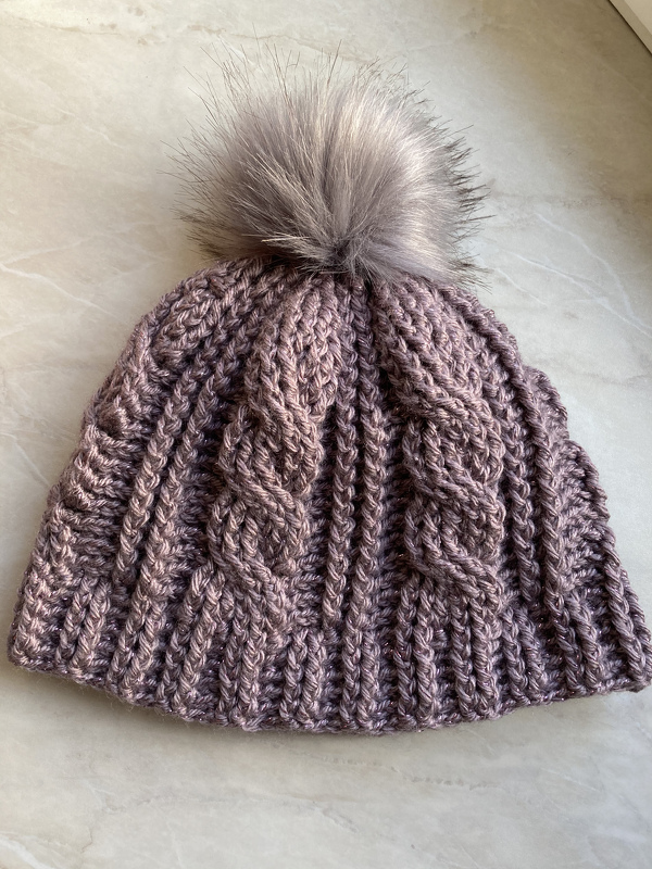 Häkelanleitung &quot;Braids weave&quot; für eine Mütze, unisex,