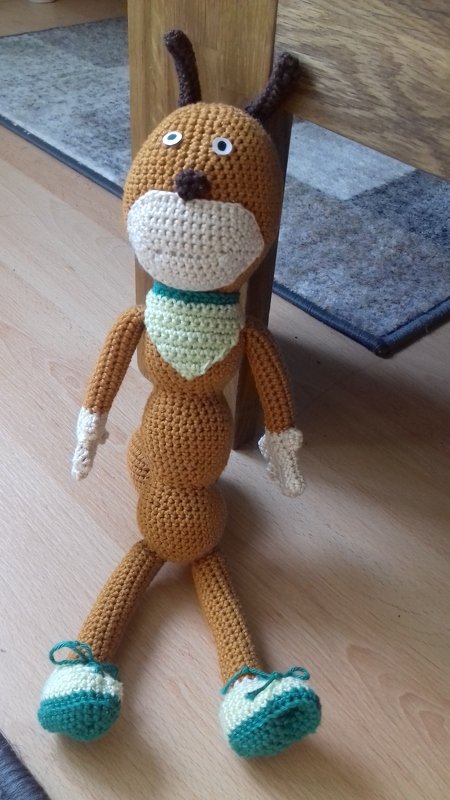 Häkelanleitung Ameise Ferdi Wuschel