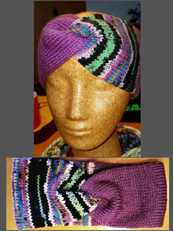 Knitting Pattern – Headband _LIV_ - quick &amp; easy – no.226E