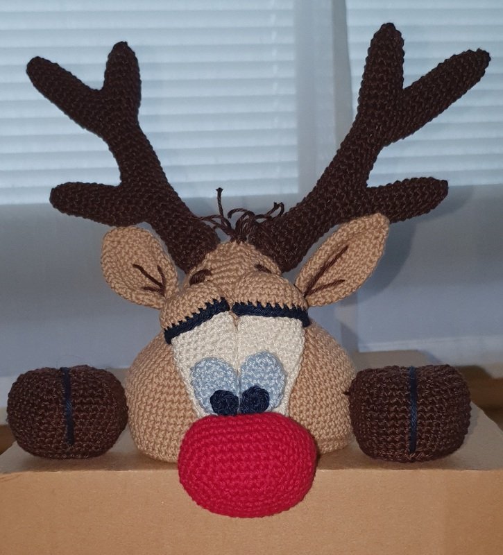 crochet pattern Santa Claus + Reindeer