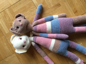 Es hat viel Spaß gemacht die Schlenkermäuse nachzuarbeiten. Die Anleitung ist gut beschrieben.