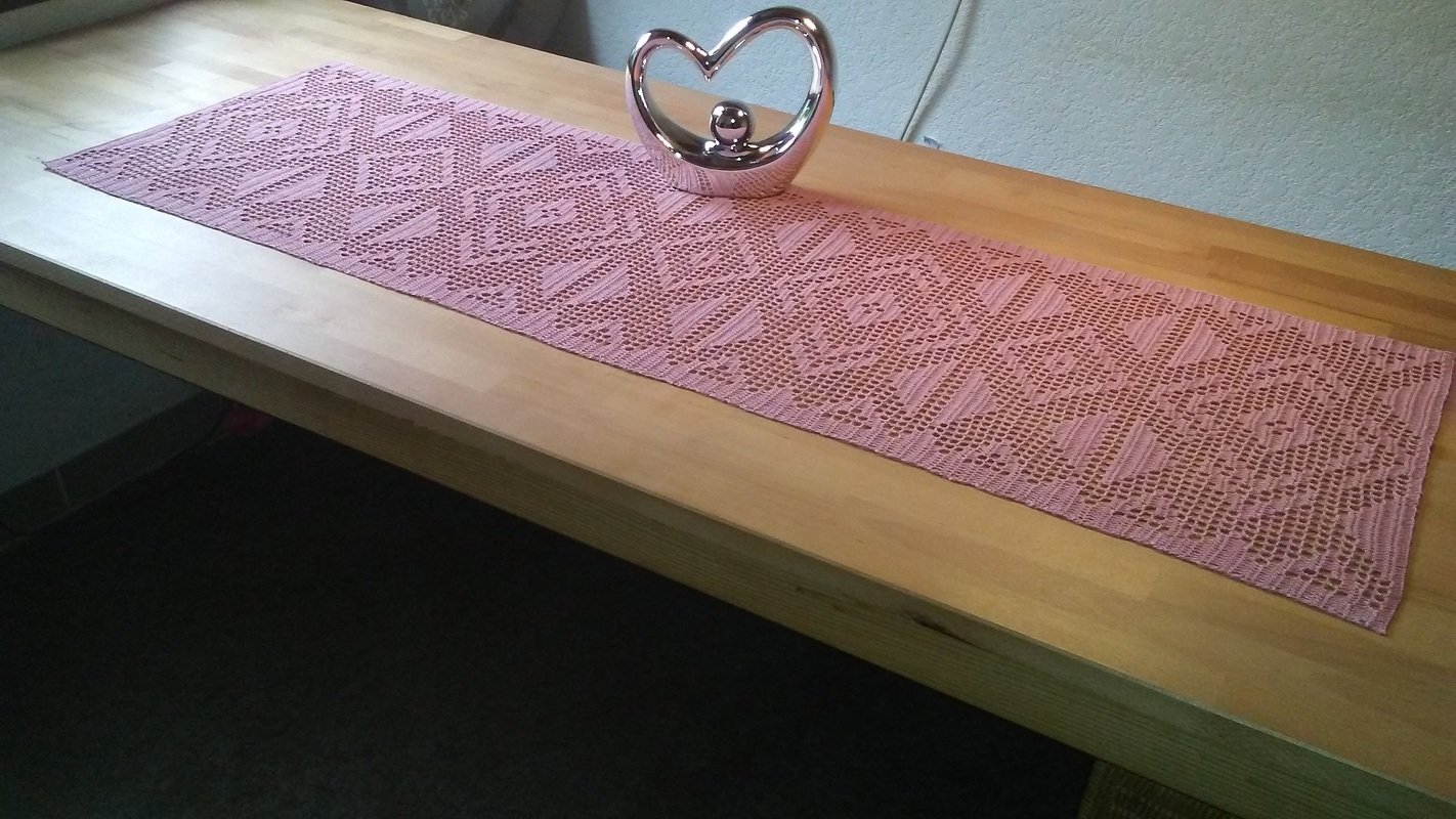 Häkeln / Tischläufer "Timeless" / Länge variabel