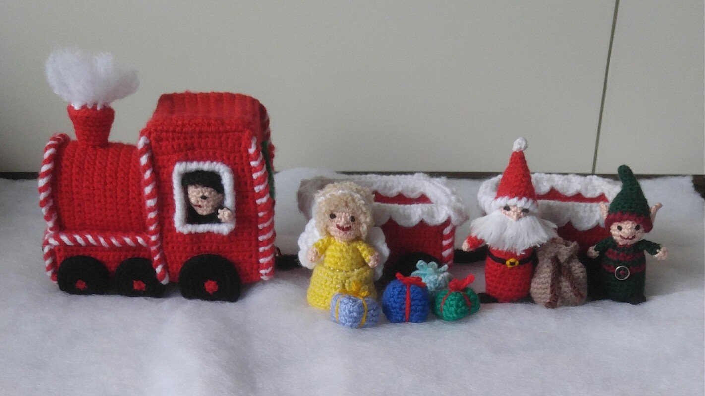 Weihnachtsexpress - Häkelanleitung