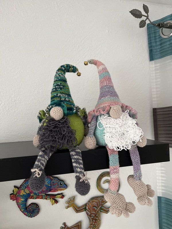 Häkelanleitung Zipfelmützenwichtel (Kantenhocker)