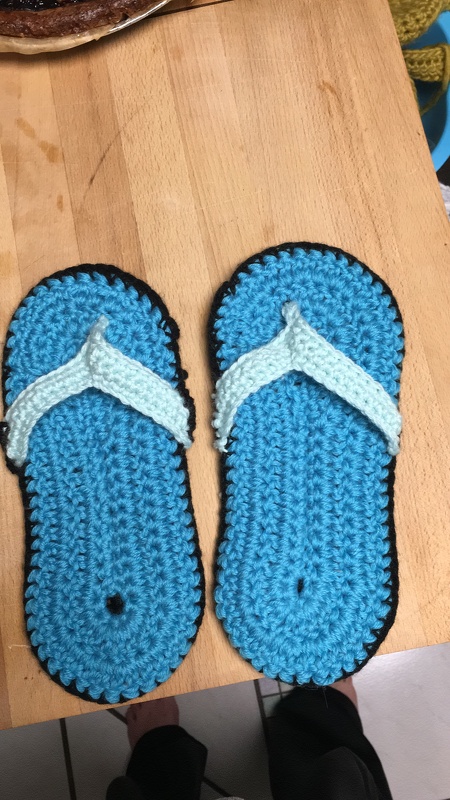 Häkelanleitung Zehen Sandalen Gr 35-42 - Anfänger - No.61