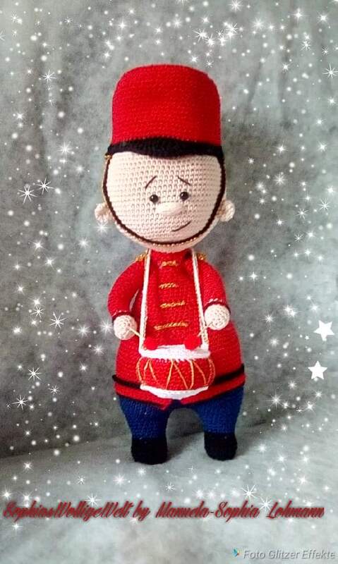 Häkelanleitung Kuschelschnuffelbande Kleiner Trommler